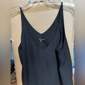 Black and green sheer Tank tops